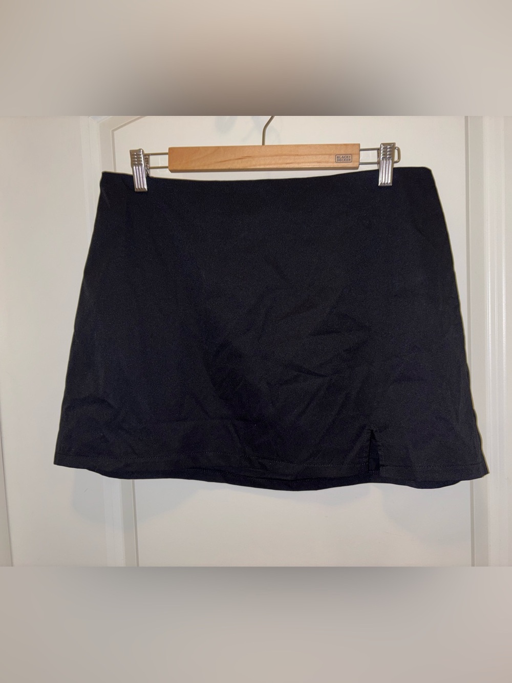 Black Mini Skirt - Classic Straight Fit